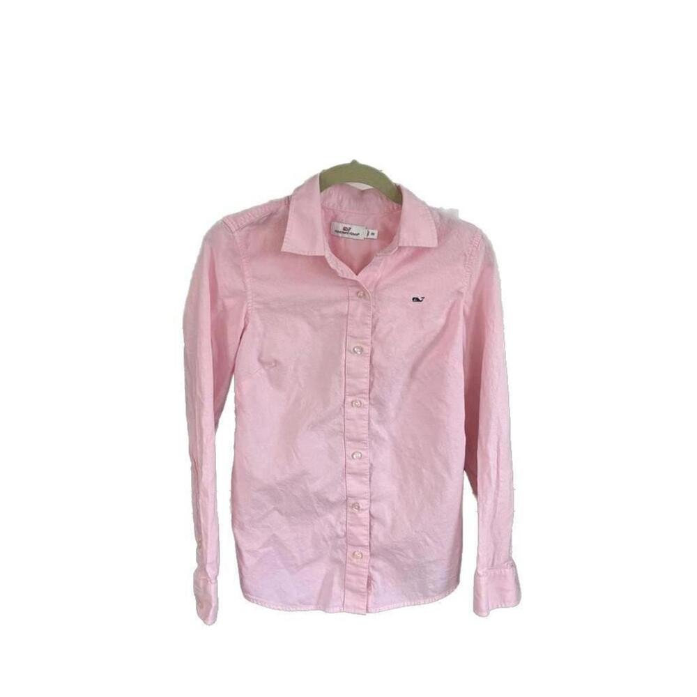 Vineyard Vines Pink Button-Down Shirt Size 00